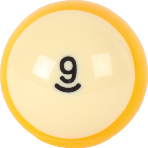RBCB_09 Aramith Crown Replacement Ball – #9 | Golden Break Billiards